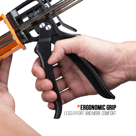 Jes Innovations 600 ml (1:1 and 2:1) 26:1 High Thrust Dual Component Cartridge Gun D6